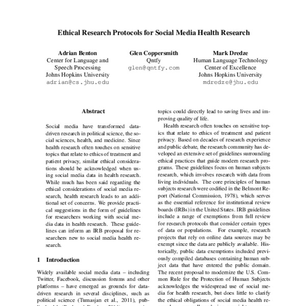 research title about health protocols example